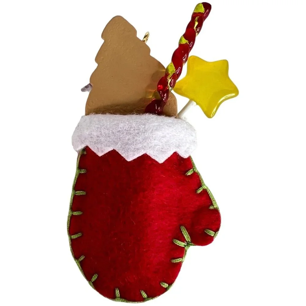 Hallmark‎ Keepsake Christmas Ornament 2008 A Christmas Surprise Mitten Stocking